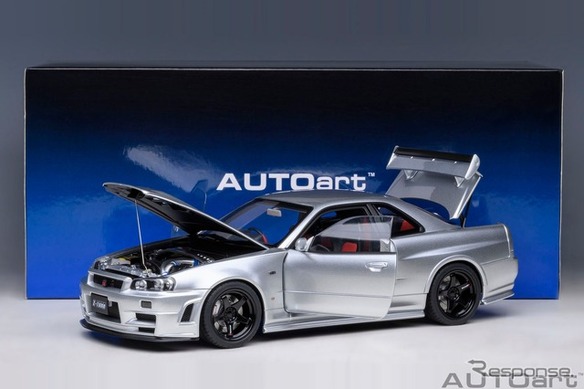 R34型スカイラインGT-R、伝説のニスモ「Z-tune」仕様がスケールモデル
