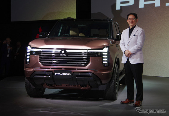三菱自動車『パジェロ』復活、岸浦社長「ブランドをけん引するフラッグ