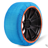 弱点克服！ 布製タイヤチェーン「スノーソックス」、約30本のペットボトルから生まれた『リサイクル』モデルが登場 画像