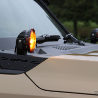 車体無加工でオフロードランプを装着、IPF『ランクル250』専用「ボンネットランプステー」が発売 画像