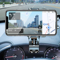 アームとヘッドが360度回転、取り付け場所を選ばない「クリップ式車載スマートフォンホルダー」発売 画像