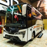 小型トラック「キャンター」ベース、三菱ふそうが新型バス発表…インドネシア展示会 GIIAS 2026 画像