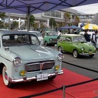 幻の名車「すばる1500」をはじめ「サンバー」「1000」「R-2」など 歴代のスバル車が勢揃い 画像
