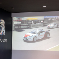 プジョーRCZしばりで爆走! 輸入車ショールームで「eモータースポーツ」白熱プレイ…プジョー奈良 画像