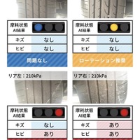 事故の未然防止のために!「タイヤの安全点検」をAIツールで…画像から摩耗を判定 ダンロップ 画像