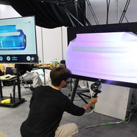 塗料不要、デジタル技術で塗装研修ができる「エコ塗装シミュレータ」…IAAE 2023