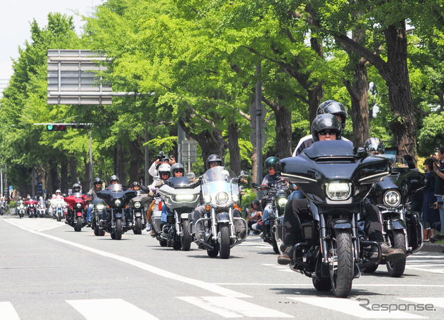 ハーレーダビッドソン、横浜で交通安全パレード開催へ 先頭ライダーは