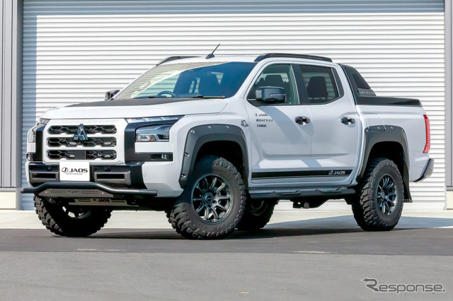 JAOS、三菱『トライトン』をさらにワイルドにする専用カスタマイズ
