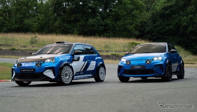 アルピーヌ創立70周年を祝う、『A290ラリー』がグッドウッド2025で世界