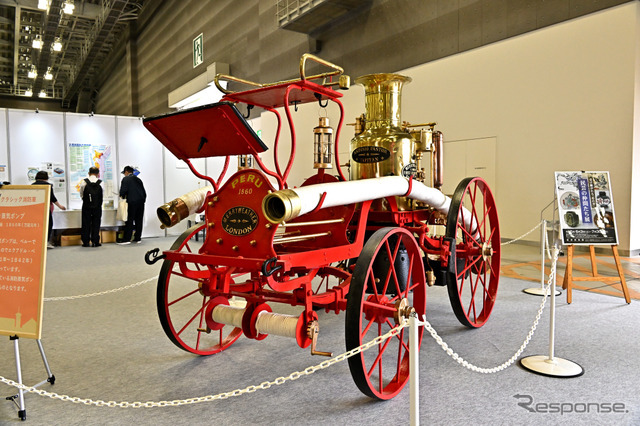 三輪車 USA クラシック! 江戸時代のポンプ車、T型フォード、オート三輪