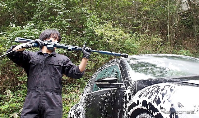 ライフル型「高圧洗浄機」がクラファンで販売開始…NAGARA | CAR CARE PLUS