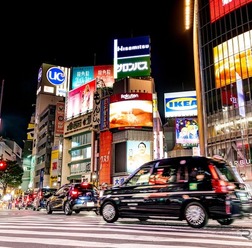 東京といえばこの街並み、渋谷のスクランブル