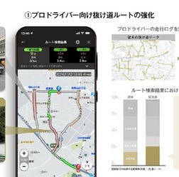カーナビアプリ『カーナビタイム』に「タクシーモード」を新設しタクシードライバー向けに7つの新機能を提供