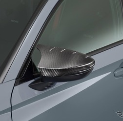 無限『シビック』シリーズ用「カーボンドアミラーカバー シビックタイプR装着例