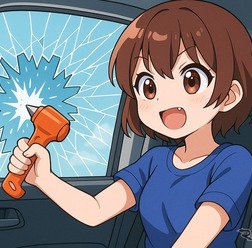 緊急脱出用ハンマー（イメージ）