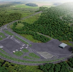 IHPG内に新たに設置される自動運転専用テストコース（イメージ）