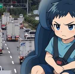 長距離ドライブにおけるトラブル（イメージ）