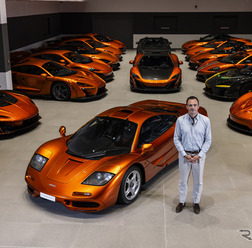 マンスール・オジェ氏が保有するマクラーレンのスーパーカーコレクション