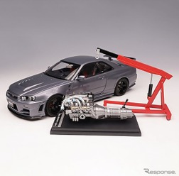 日産『スカイラインGT-R』（BNR34）の1/18スケールミニカー