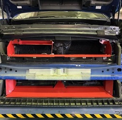 タナベの『WRX STI』用冷却プレート「GT COOLING PLATE」