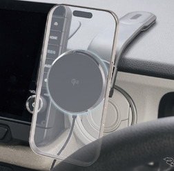 Pellucid・Qi2対応 マグネットスマホホルダー フレキアーム貼付け（PPH2545）