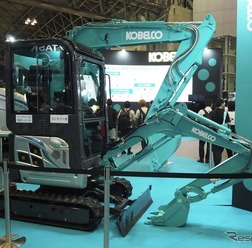コベルコのバッテリー式電動ショベル(CSPI-EXPO 2025)