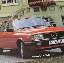 アウディ80（B2）当時のカタログ