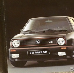 VW ゴルフGTI(日本・初代)当時のカタログ