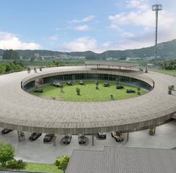 2027年に高岡市に開業予定の複合施設型店舗のイメージパース