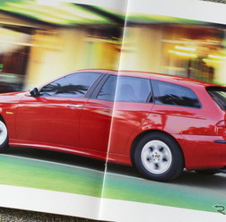 アルファロメオ 156 スポーツワゴン 当時のカタログ