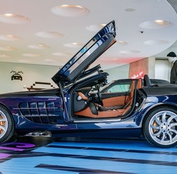 メルセデスベンツ博物館に展示されるSLRマクラーレン