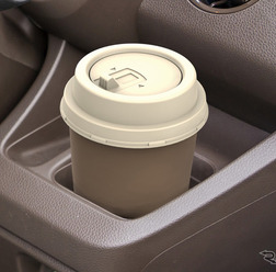 EXEA・珈琲カップゴミ箱 ラテ（ED-68）