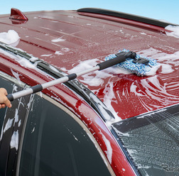 プラスセーヌ洗車スポンジ マイクロファイバーモップ