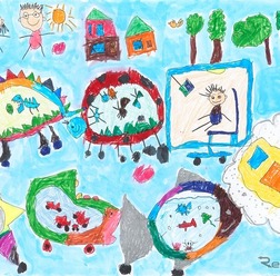 （7歳以下の部　最優秀賞）だいすきがいーっぱい！！／金刺 佑馬さん