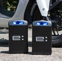 ホンダの電動バイクに搭載されるモバイルパワーパックe: