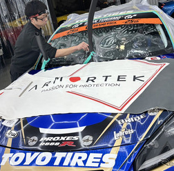 ガラス保護フィルム『アーマーテック』はD1グランプリ出場車両への施工も進む