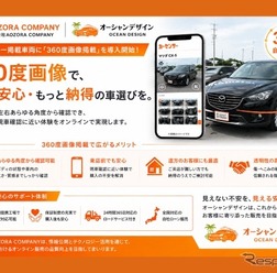 オンライン掲載車両に「360度画像掲載機能」の本格導入を開始