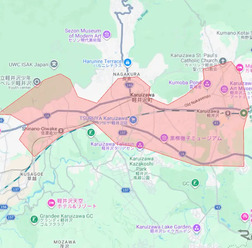 長野県:軽井沢町のサービス対象エリア