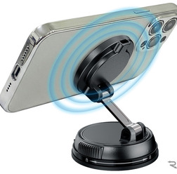 SEIWA・マグホールドスマホ充電ホルダーDB吸盤（D675）