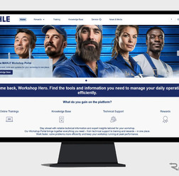 新しい「MAHLE Workshop Portal」は、日々の整備業務に必要な情報とサービスを一元的に提供