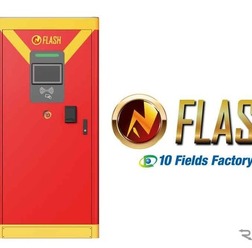テンフィールズファクトリーのEV急速充電器「FLASH」