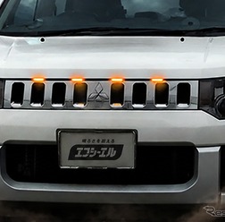 汎用LEDカスタムパーツ「グリルマーカーテープ 4連」