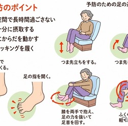エコノミークラス症候群予防のポイント
