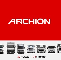 日野と三菱ふそうが経営統合してARCHION（アーチオン）が発足（参考）