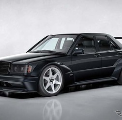 メルセデスベンツ『190E エボ2』再現のレストモッド『HWA EVO』にビーウィズ製オーディオ搭載へ