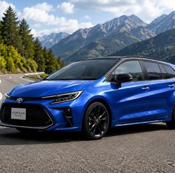 トヨタ カローラツーリング 次期型の予想CG