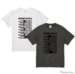 「NISSAN HISTORY OF GT-R Tシャツ」
