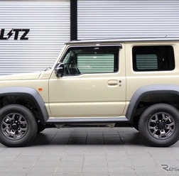 ブリッツ DAMPER ZZ-Rリフトアップモデル　ジムニーシエラ装着例（基準車高：フロント 35mmアップ / リア 35mmアップ）