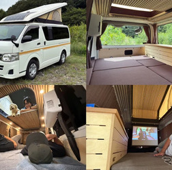 キャンピングカー「SAny.VAN ポップアップルーム」