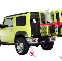 アルパインニューズ、ジムニー専用電動リアゲート用フットセンサー